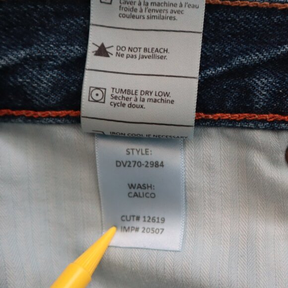 Vince Men's Straight Leg Distressed Calico Wash Jeans | 29 - Picture 5 of 6